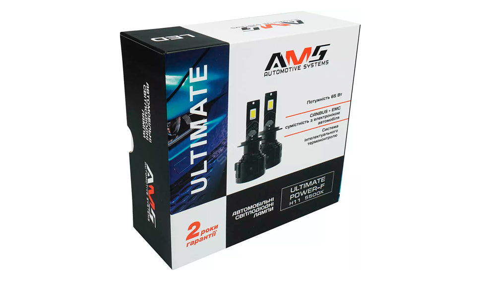 LED-лампы AMS ULTIMATE (H11, H7)