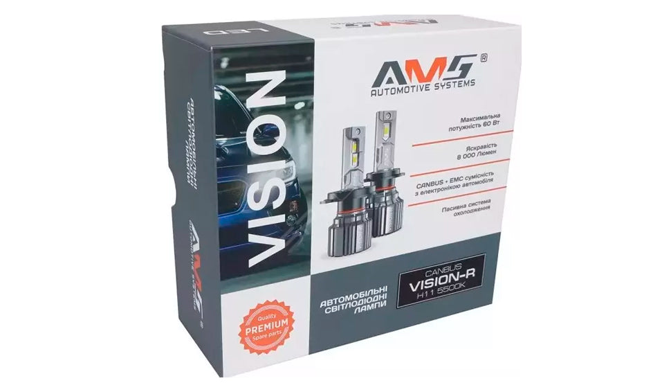 LED лампы AMS VISION-R (H11, H7, HB3, HB4)