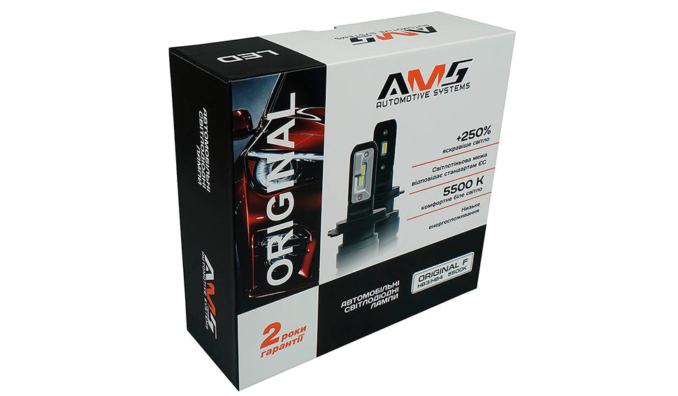 LED-лампы AMS ORIGINAL-F(HB3/HB4,H8,H11,H16)