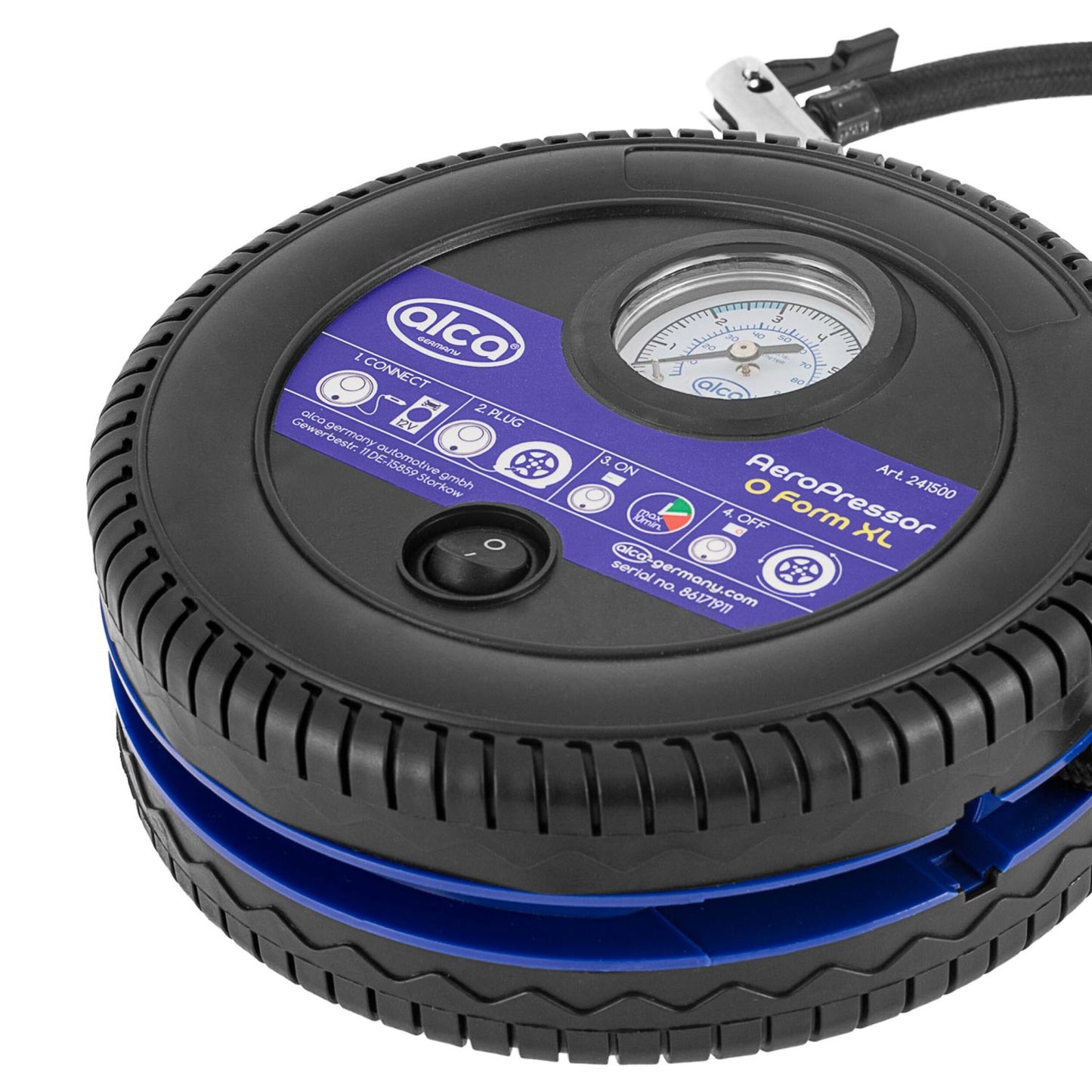 Портативный компрессор для авто Alca 241500 O-Form 12V120W