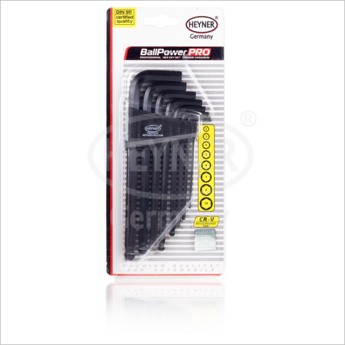 HEYNER - chei de stringere, hexagonale INBUS in set (8 buc)/шестигранные ключи