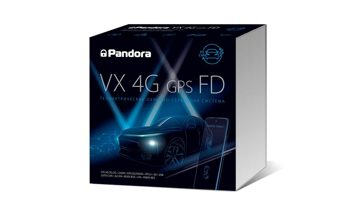 Автомобильная сигнализация Pandora VX4G GPS FD
