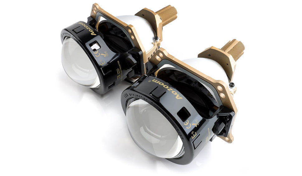 Автомобильные линзы AMS Bi-LED А2 Max 3'' F/R