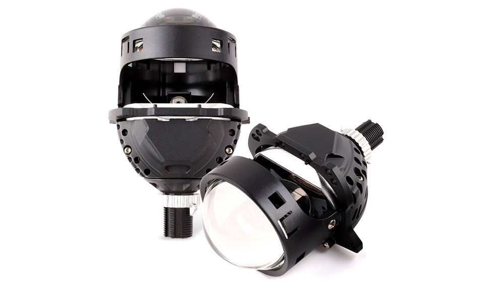 Автомобильные линзы AMS Bi-LED А8 Matt 5000K 3'' F/R
