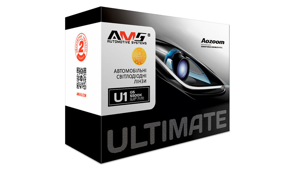 Автомобильные линзы AMS Bi-LED U1 G5 2.5 F/R